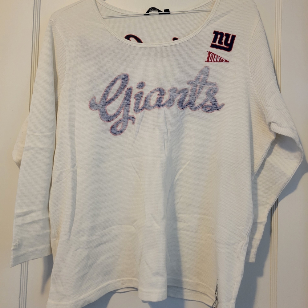 Giants Women's Long Sleeve Tee - White